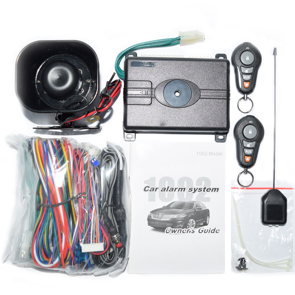 Market Car Accessories - VP1002 نظام إنذار سيارة أحادي الاتجاه