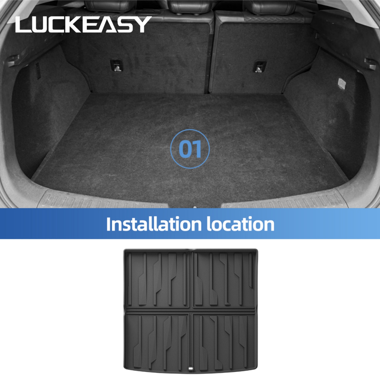 Market Car Accessories - LUCKEASY دواسات أرضية للسيارة وحصيرة صندوق