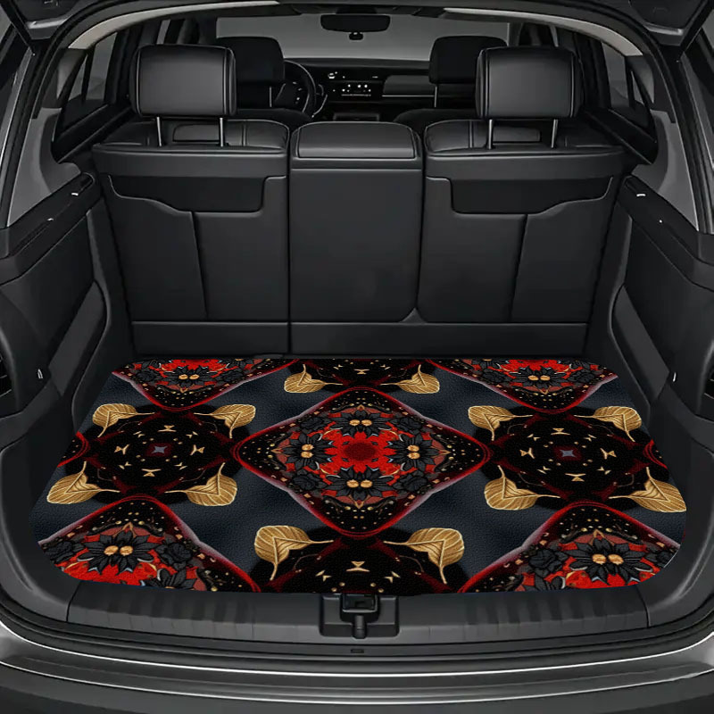 Car Accessories You Must Have - قطعة واحدة من سجادة صندوق السيارة